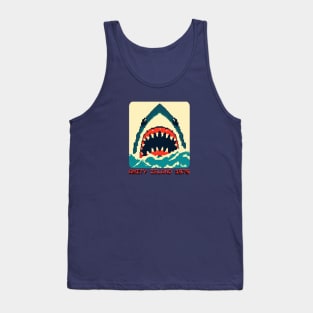 Jaws 1975 8 Bit Tank Top